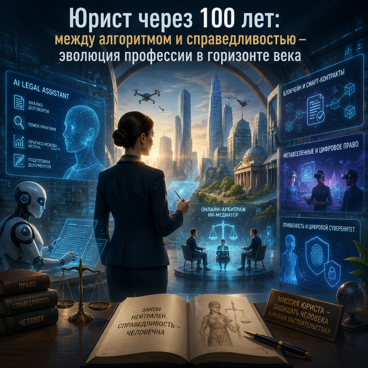 «Юрист через 100 лет: между алгоритмом и справедливостью — эволюция профессии в горизонте века»