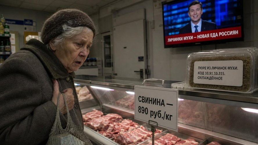 Говядина — элите, мухи — народу: как нас учат «работать с ментальностью» и радоваться опарышам.