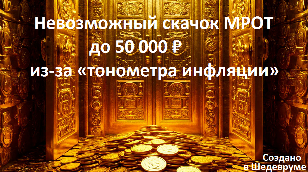 Невозможный скачок МРОТ до 50 000 ₽ из-за «тонометра инфляции»