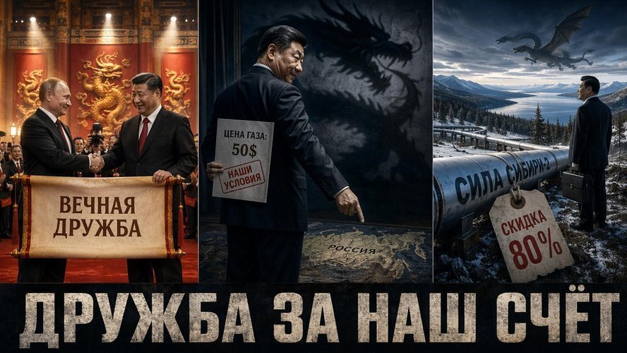 Скидка в пять раз — это не бизнес, это ограбление: Пекин предъявил России счёт за “союз”