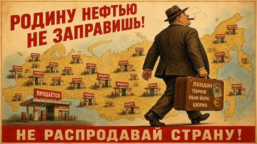 Почему в России распродают заправки как старые диваны на Авито.