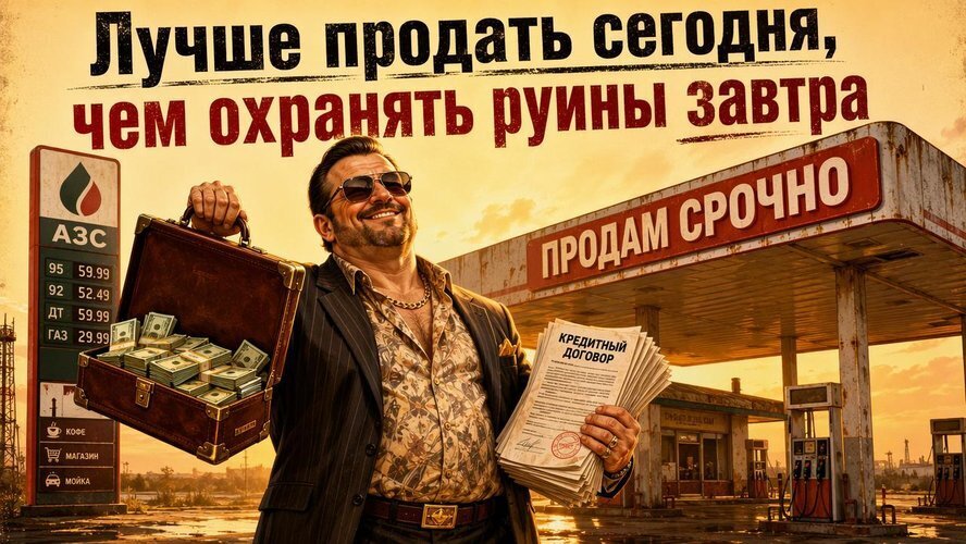 Почему в России распродают заправки как старые диваны на Авито.