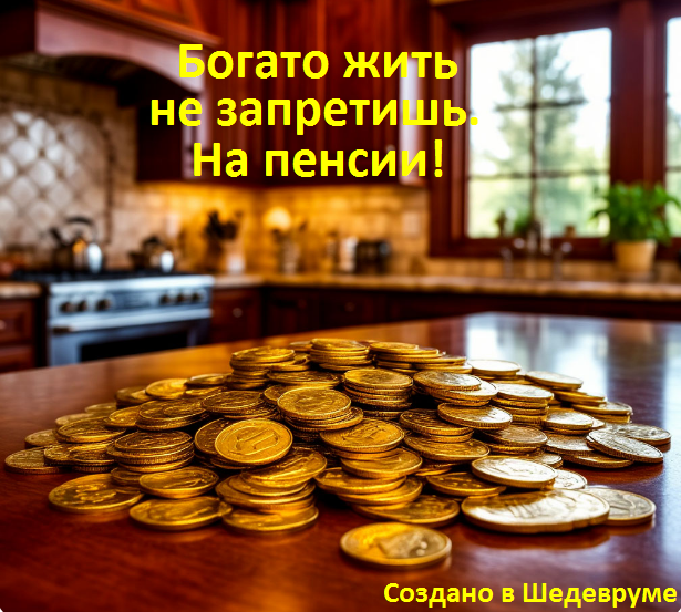 Богато жить не запретишь. На пенсии!