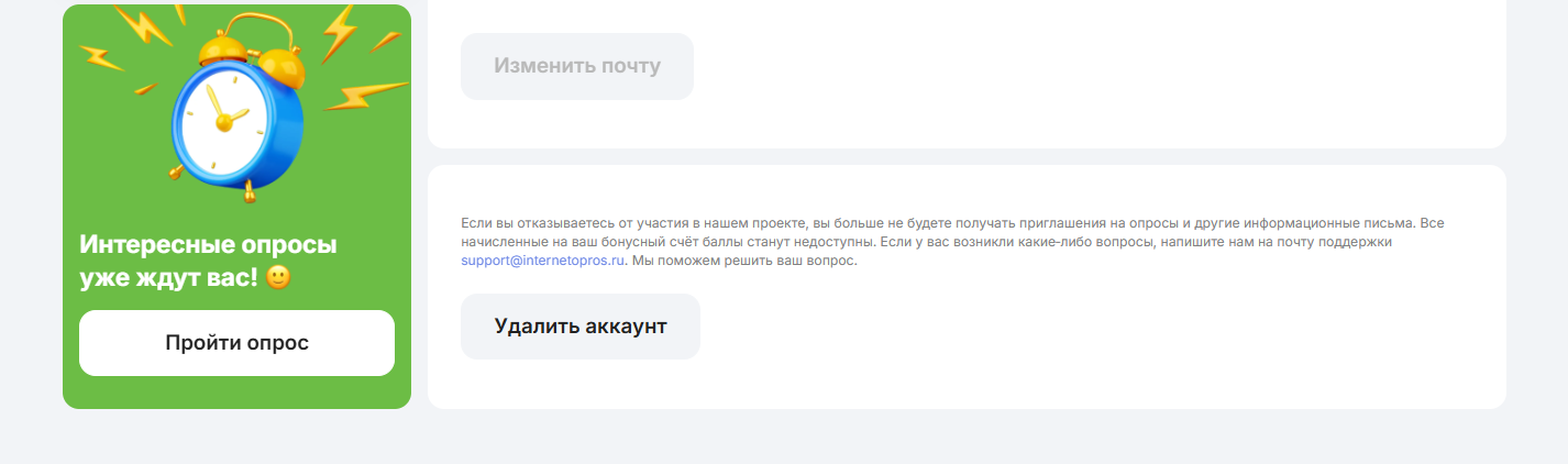 Опросник "Интернет опрос". Честный отзыв и почему ушла