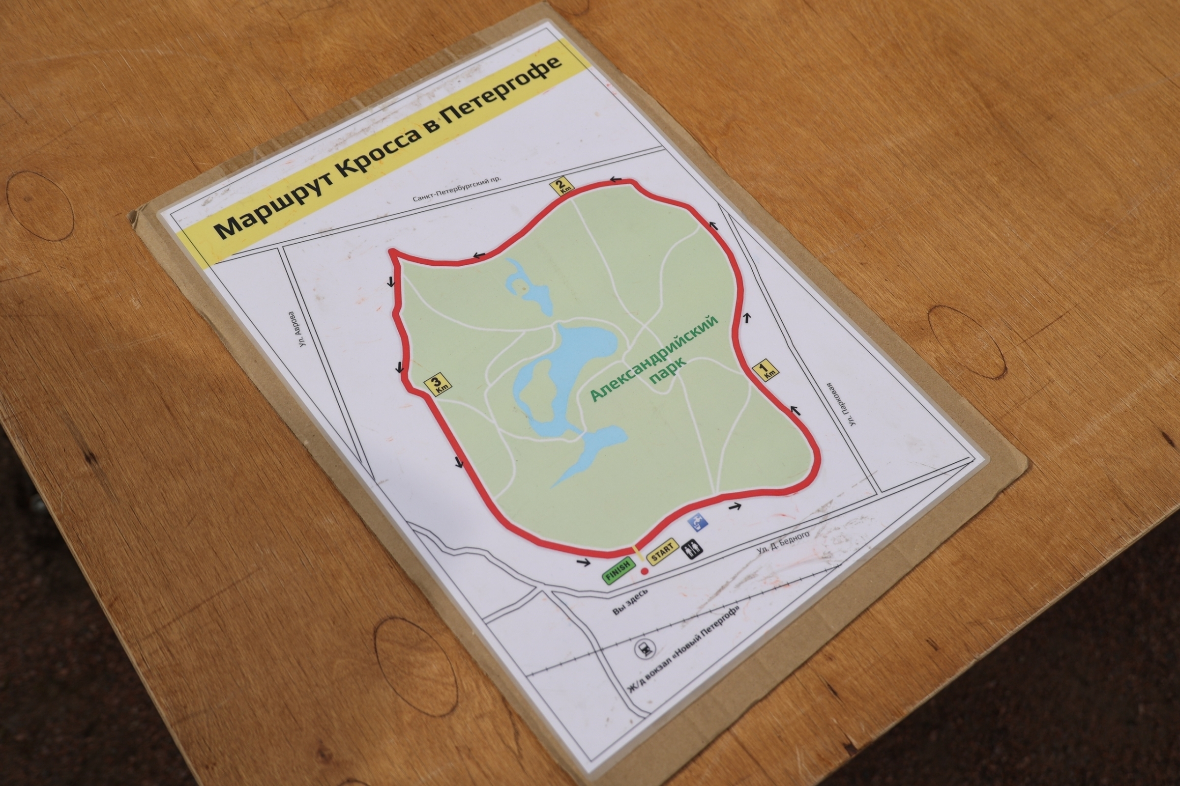 Забег в Петергофе: первое участие