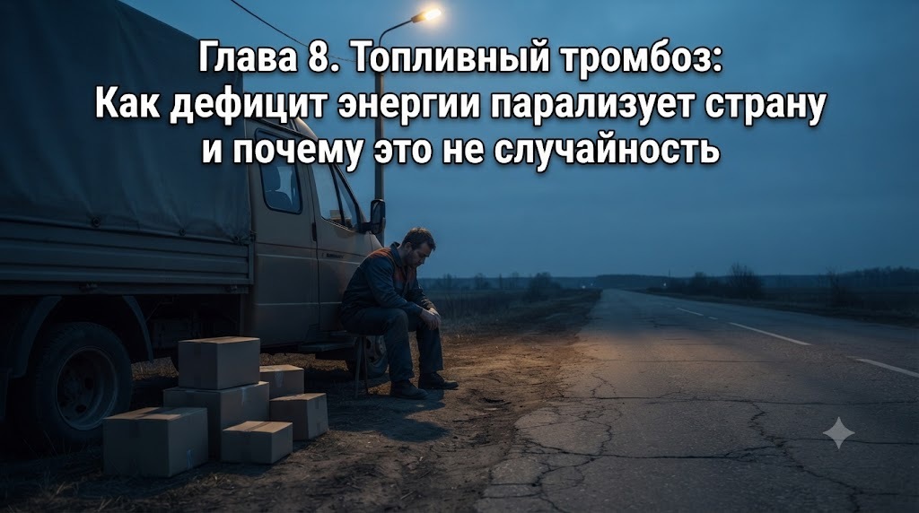 Глава 8. «Топливный тромбоз»: Как дефицит энергии парализует страну и почему это не случайность
