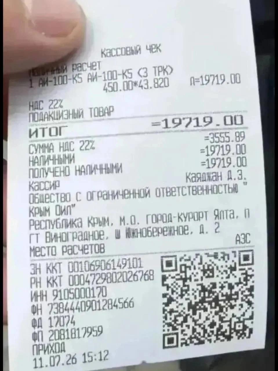 Взгляд крымчанина на ситуацию с топливом