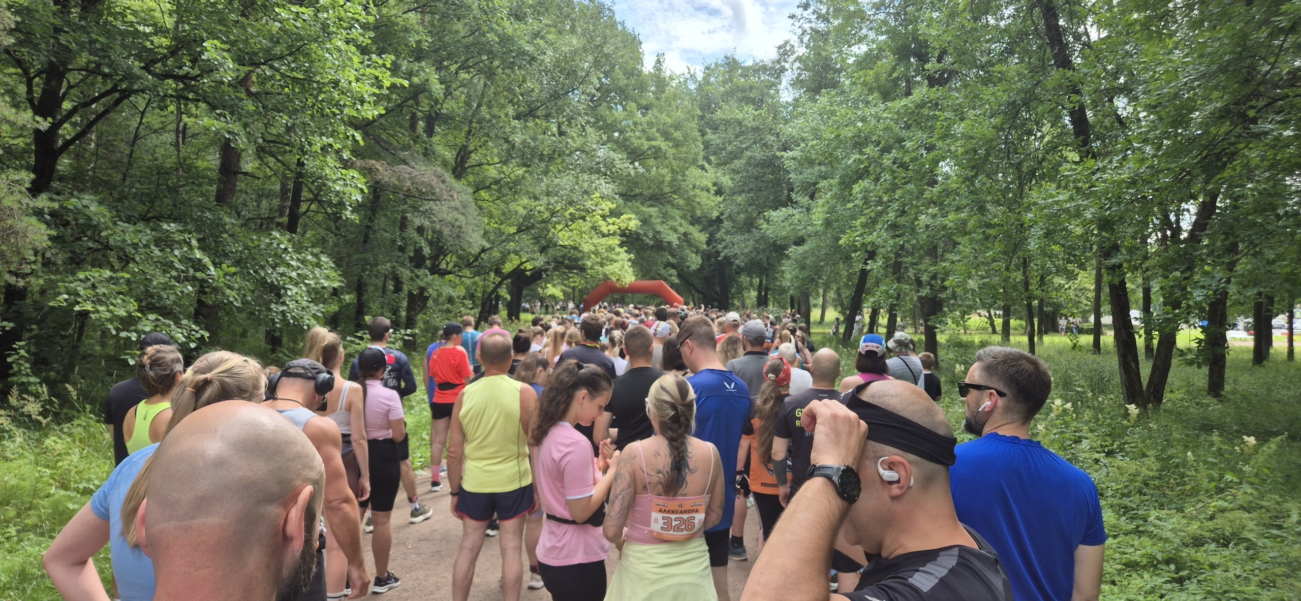 Забег в Петергофе: первое участие
