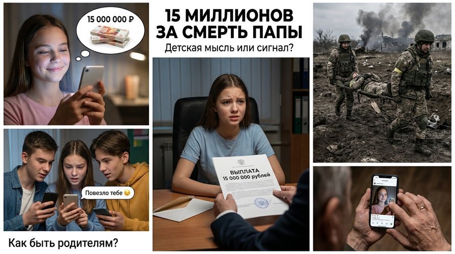 Миллионы за смерть отца: Детская мысль или сигнал? Как быть родителям?