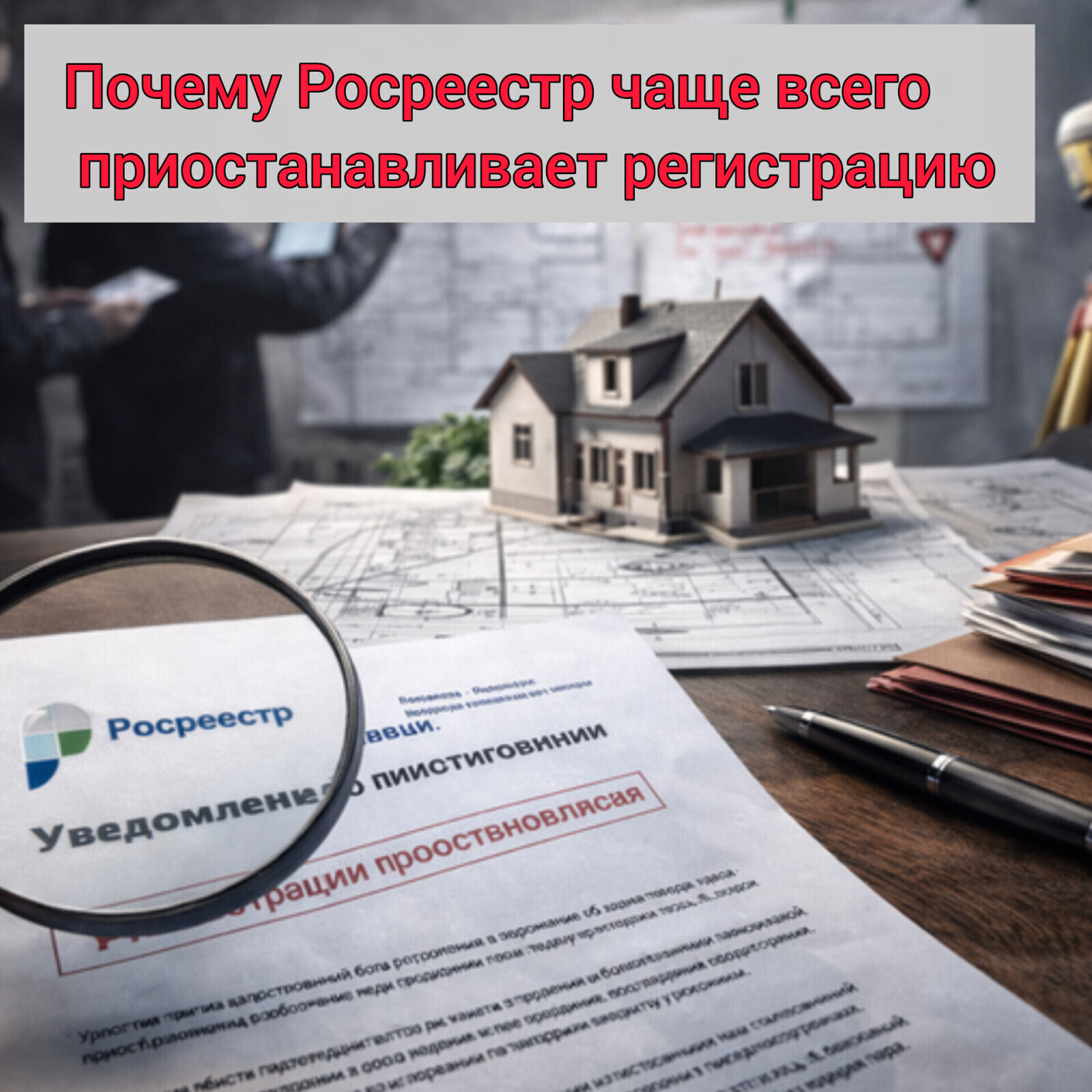 Почему Росреестр чаще всего приостанавливает регистрацию