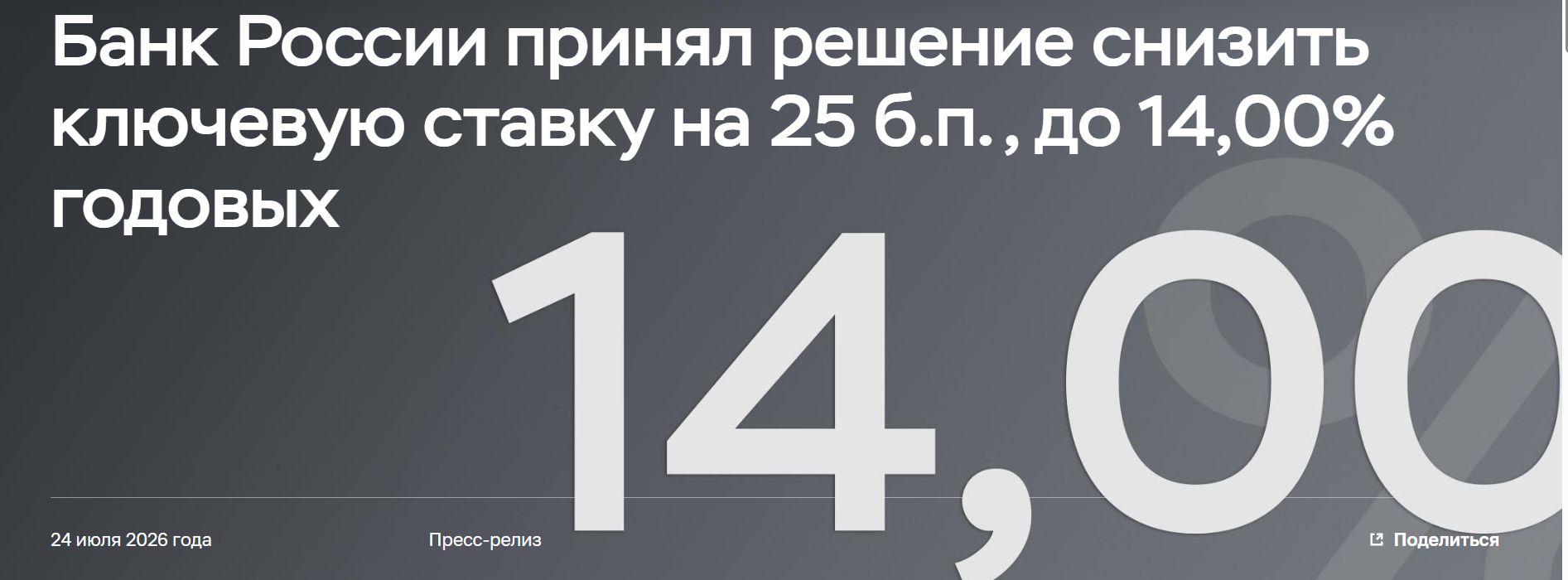 Ключевая ставка снизилась до 14%. Показываю куда перевела деньги