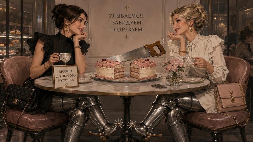 Хроники необъявленной женской войны. «Лучшая подруга» - Токсичный актив превращается в рейдера вашей самооценки.