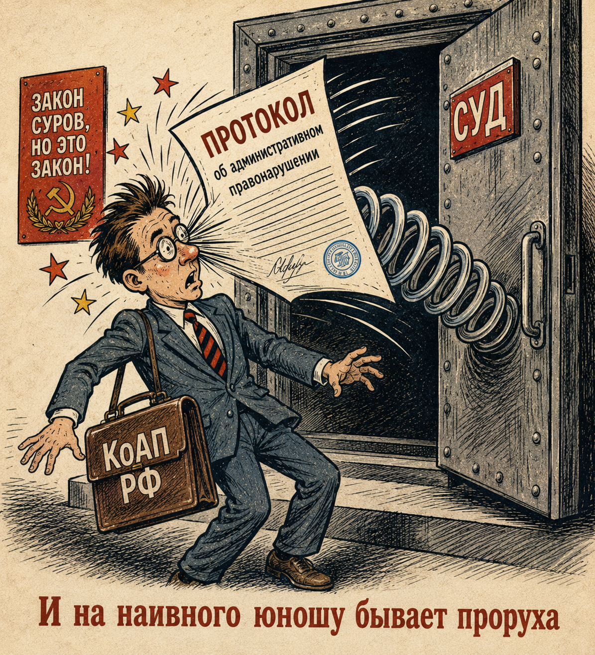 И на наивного юношу бывает проруха, или процессуальная катастрофа в КоАП РФ