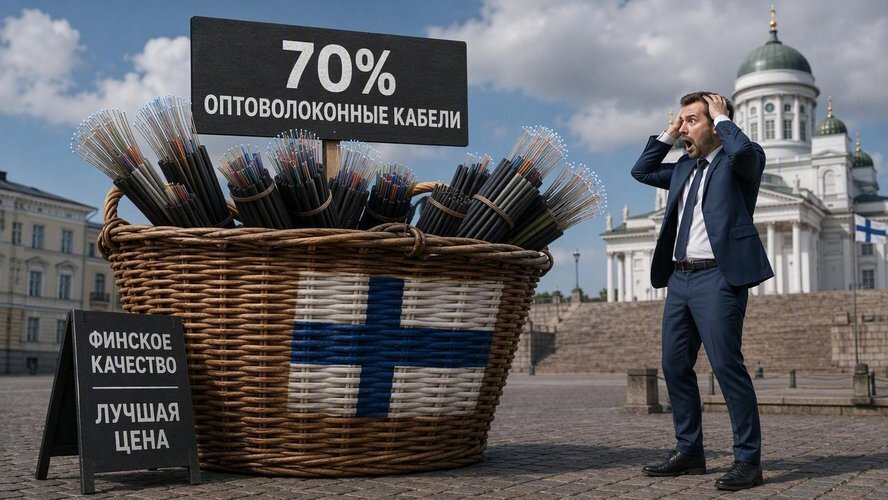 Финляндия режет провод: Россия теряет 70% цифрового коридора в Европу