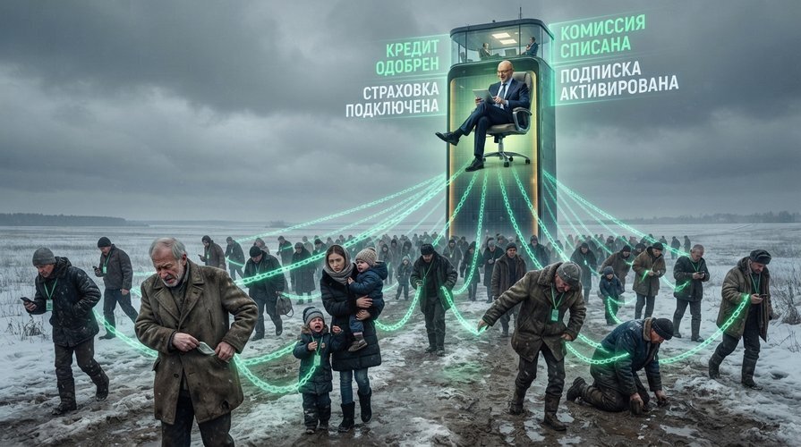 Откуда у Сбера триллионы, если народ считает копейки до зарплаты? За наш с вами счет 64-е место в мире.