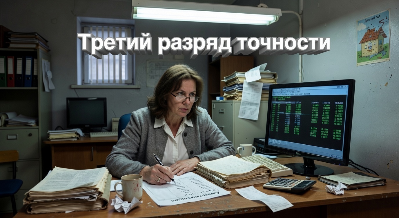 Третий разряд точности (сарказм). История из жизни. Рассказ