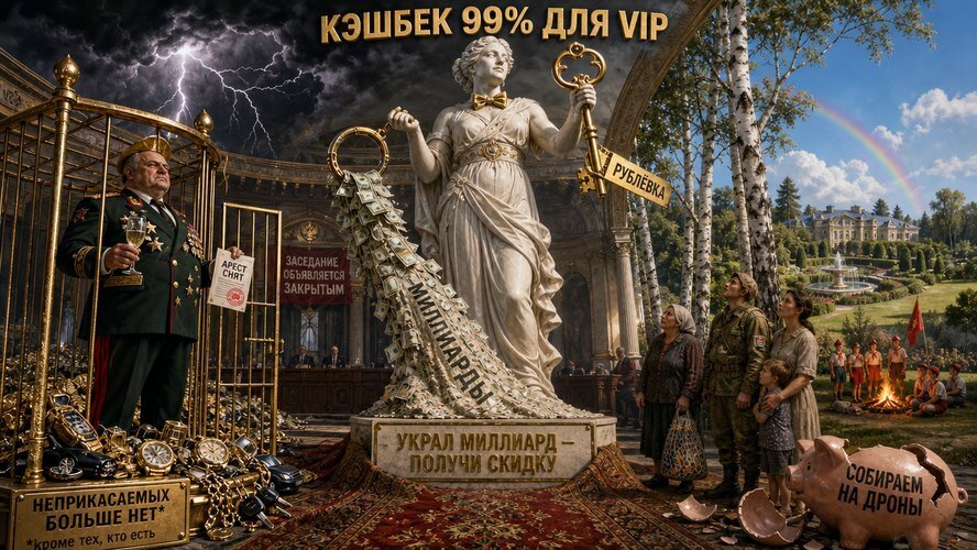 Украли миллиарды — получите кэшбек. Судили шумно, простили тихо. Борьба с коррупцией закончилась. Коррупция победила.