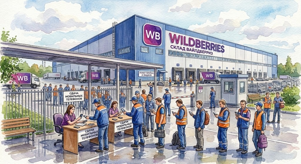 Складской режим как на передовой: Wildberries запретил смартфоны, оставив только кнопочные «звонилки»
