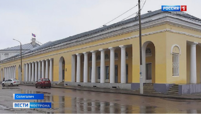 Старинные торговые ряды в Солигаличе пересоберут из подлинных брёвен