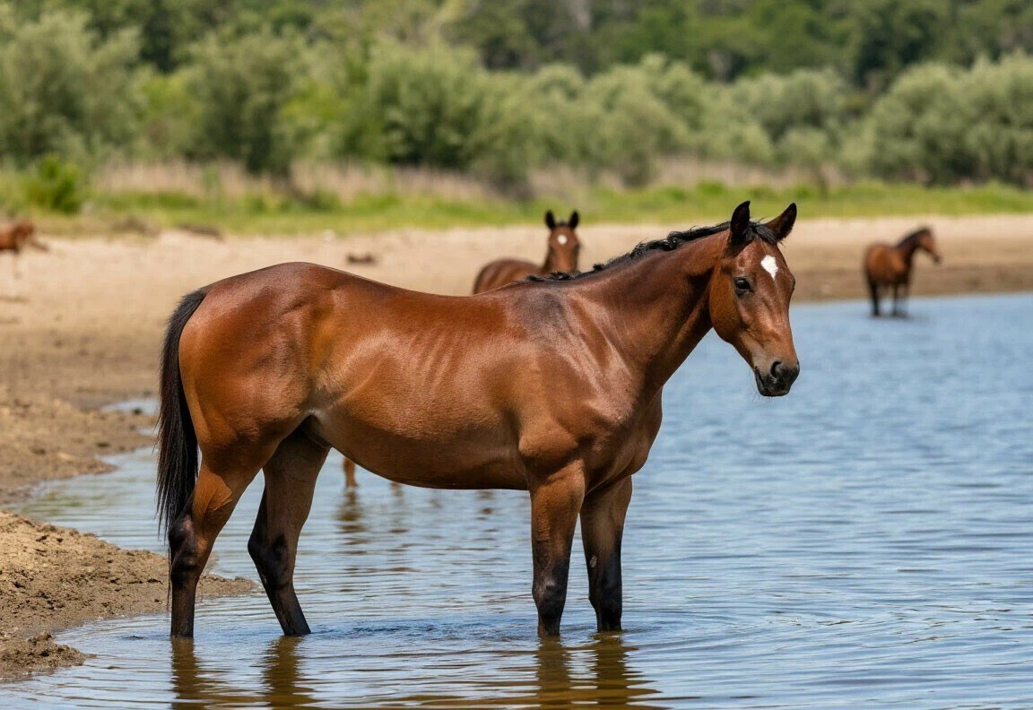 🐴 Как с помощью жеребёнка был спасён табун лошадей