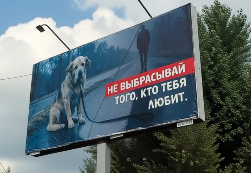 В Оренбурге появились социальные баннеры про животных