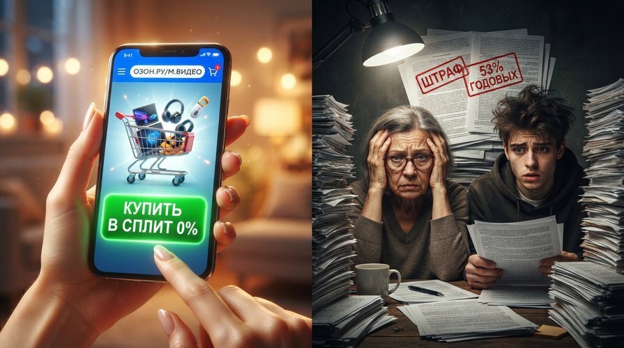 Иллюзия 0%: как рассрочка на маркетплейсах превращается в грабительский микрозайм.