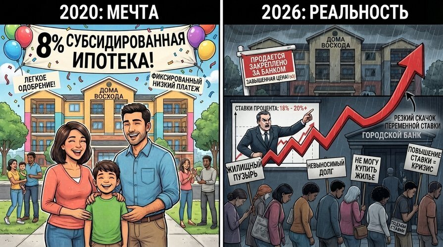 Квартира как роскошь: зачем россиян толкают в пожизненную аренду?