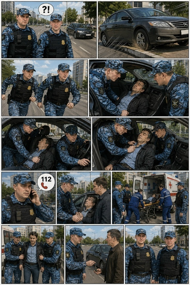 Судебные приставы по ОУПДС спасли жизнь мужчине