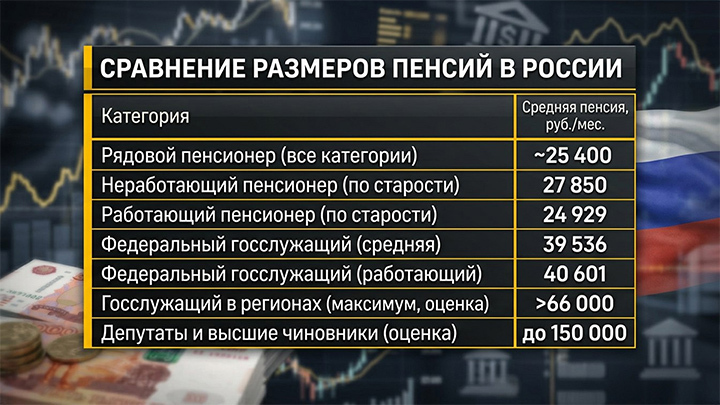 Пенсионный фарс: Элита в шоколаде, а половина страны обречена на 20 тысяч в месяц