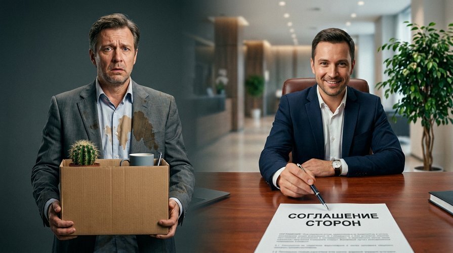 Деликатный пинок. Как уйти от работодателя красиво, но с деньгами или: Обоюдное согласие под шорох калькулятора.