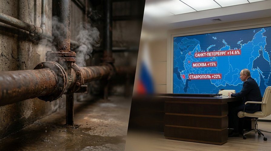 Золотые трубы и пустые карманы: отменят ли октябрьское повышение тарифов ЖКХ на 9,9%? Миллион подписей против осеннего подорожания коммуналки.