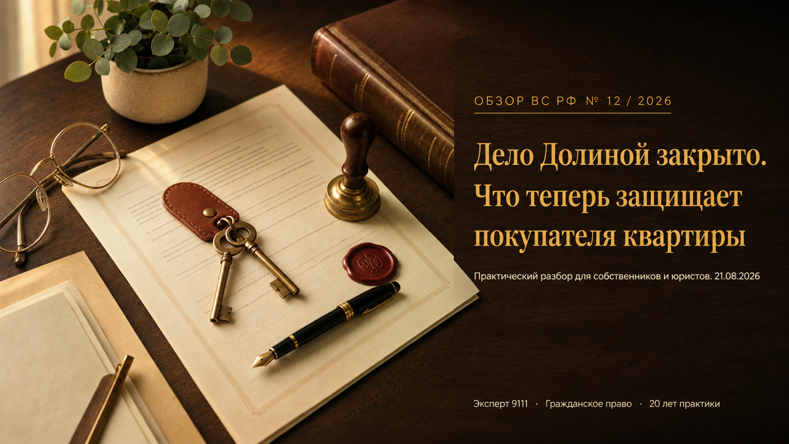 «Бабушку обманули, квартиру вернуть»: почему после Обзора ВС РФ № 12/2026 эта схема больше не работает
