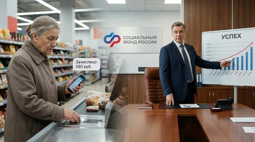 Законодательный потолок: почему работающие пенсионеры получили от Соцфонда «прибавку» на буханку хлеба