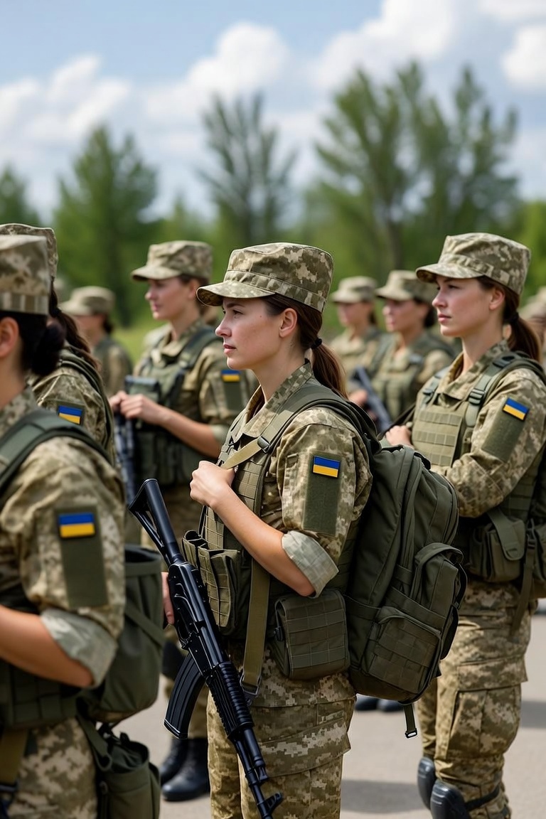 Женщин на фронт. Запад уже готовит Украину к мобилизации украинок