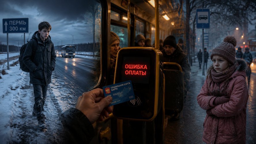 Пошел вон или плати: почему в эпоху ИИ детей продолжают выкидывать на мороз из общественного транспорта.