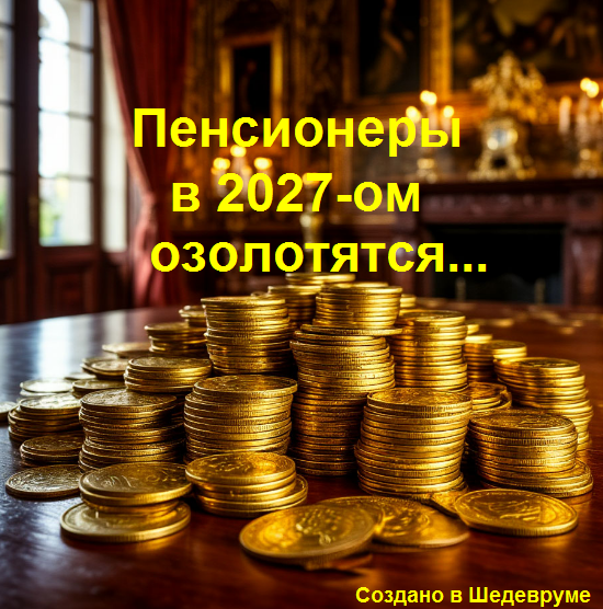 Пенсионеры в 2027-ом озолотятся, но к народу это не относится!