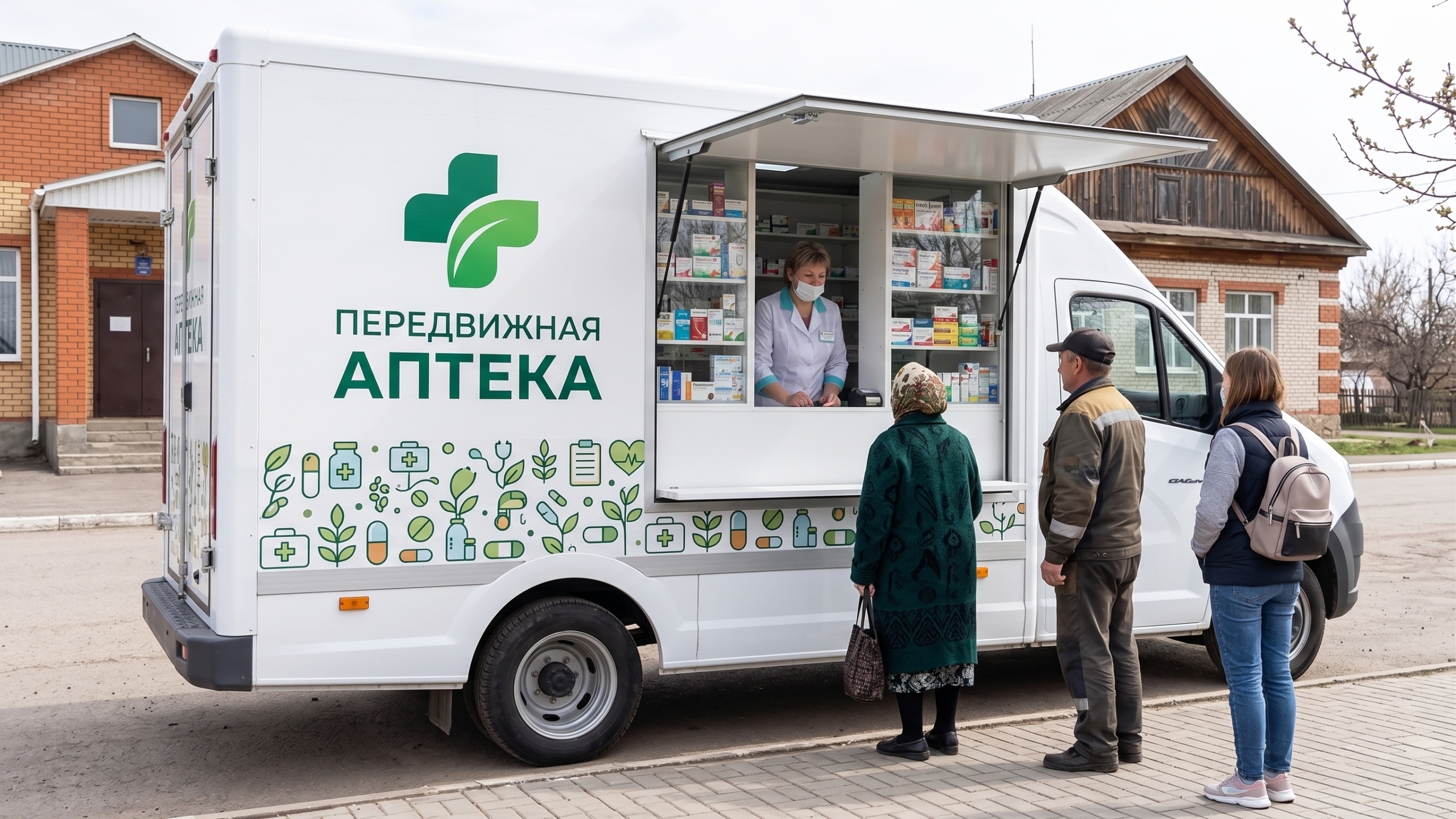 Аптеки на колёсах: с 1 сентября лекарства привезут в отдалённые сёла