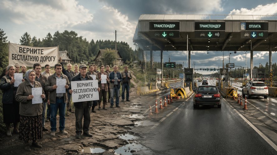 Золотые шлагбаумы: Почему водителей силой выдавливают на платные трассы. Как бесплатные дороги превращают в инструмент реализации поборов.