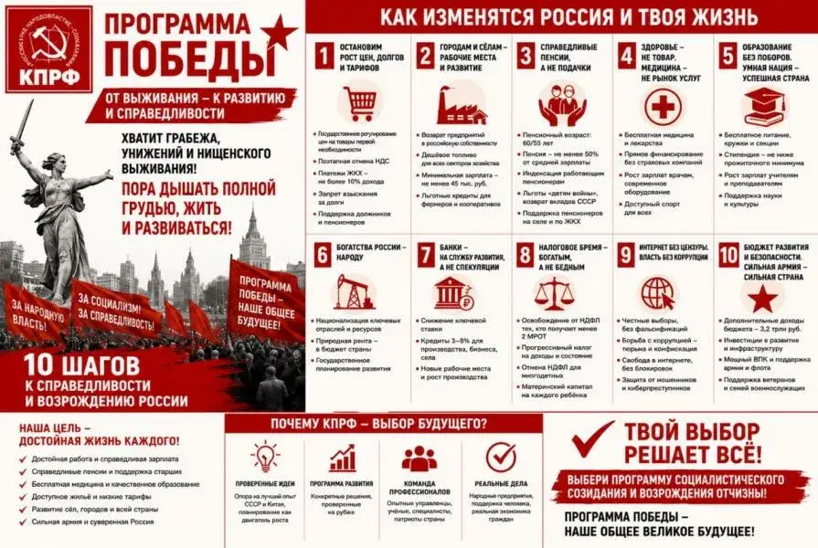 Народ победит с победой КПРФ