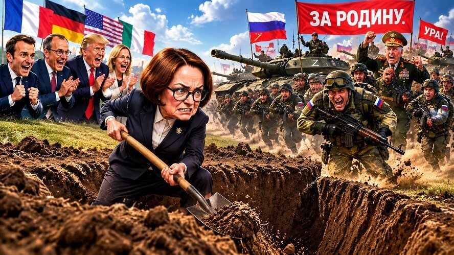 «Всё для победы» или «Всё для ставки»: ослепительный саботаж Центрального банка. Почему Набиуллина воюет с собственной экономикой на пятом году СВО?