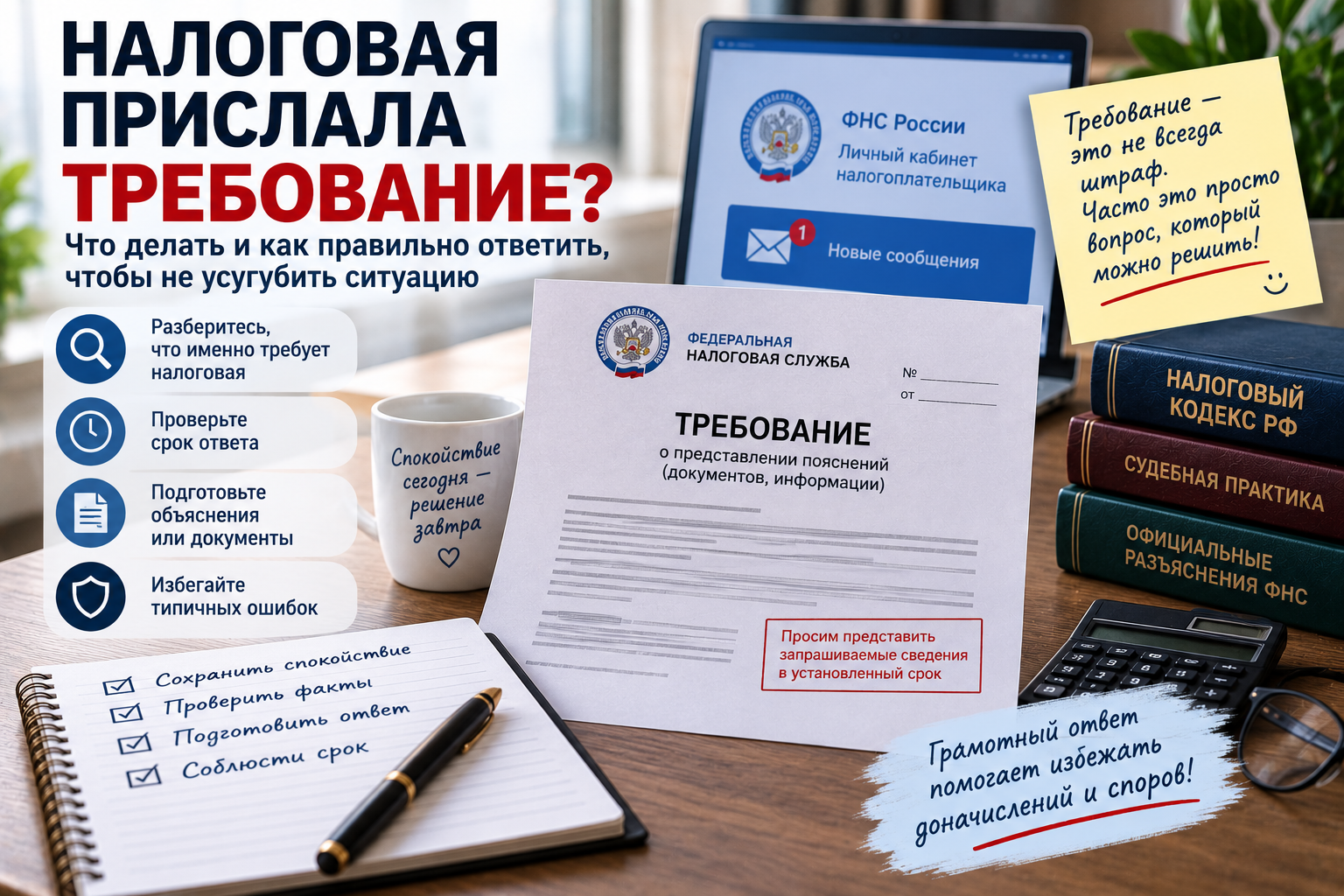 Налоговая прислала требование: что делать и как правильно ответить, чтобы не усугубить ситуацию