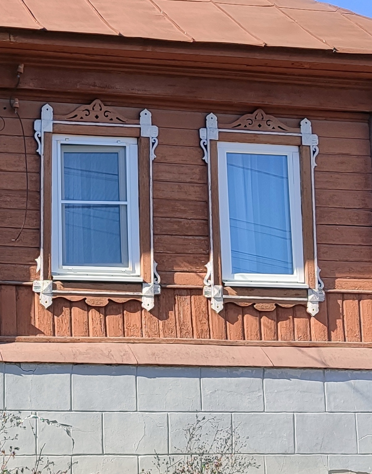 Старинные дома в русском городе Елец