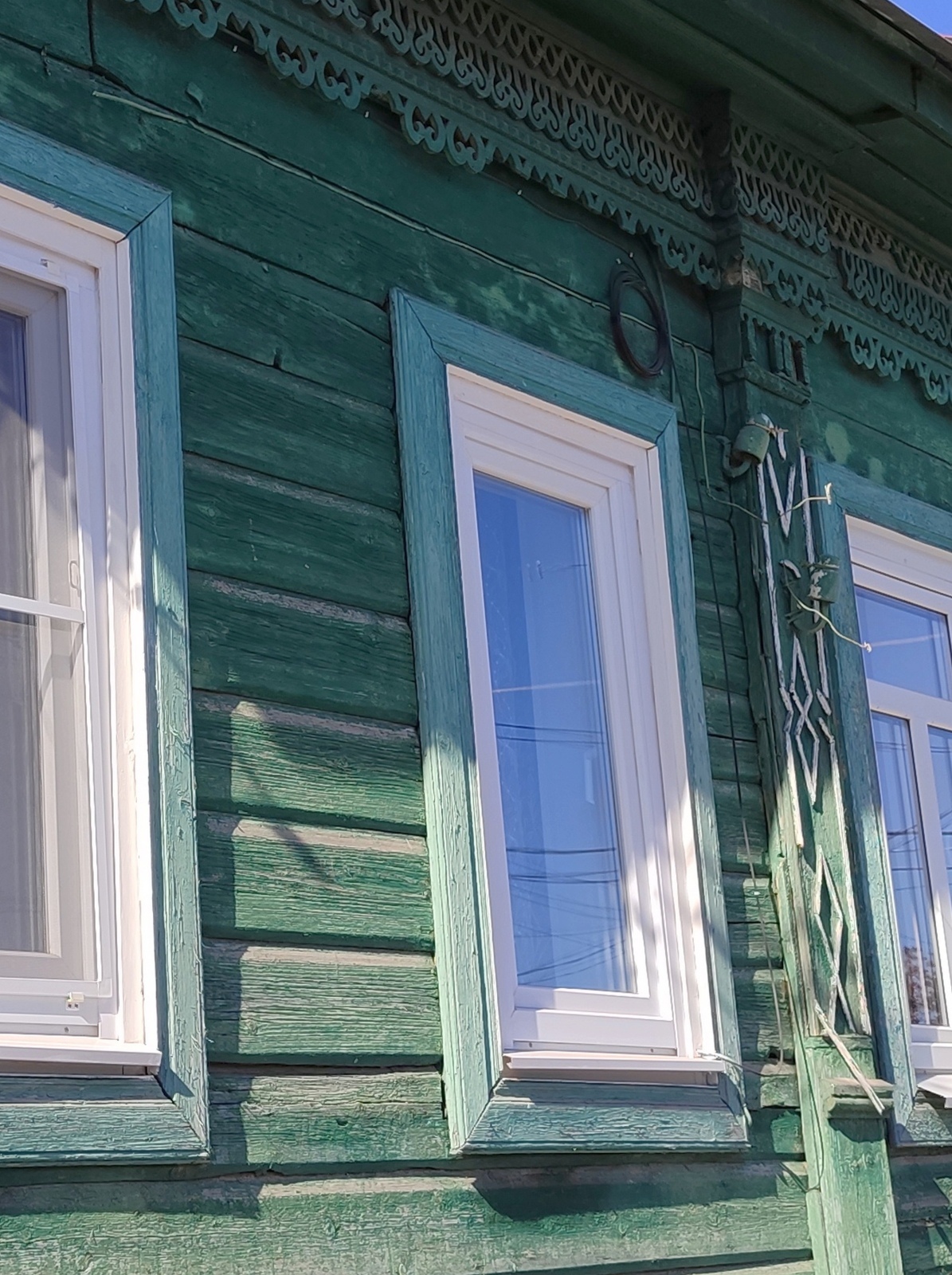 Старинные дома в русском городе Елец