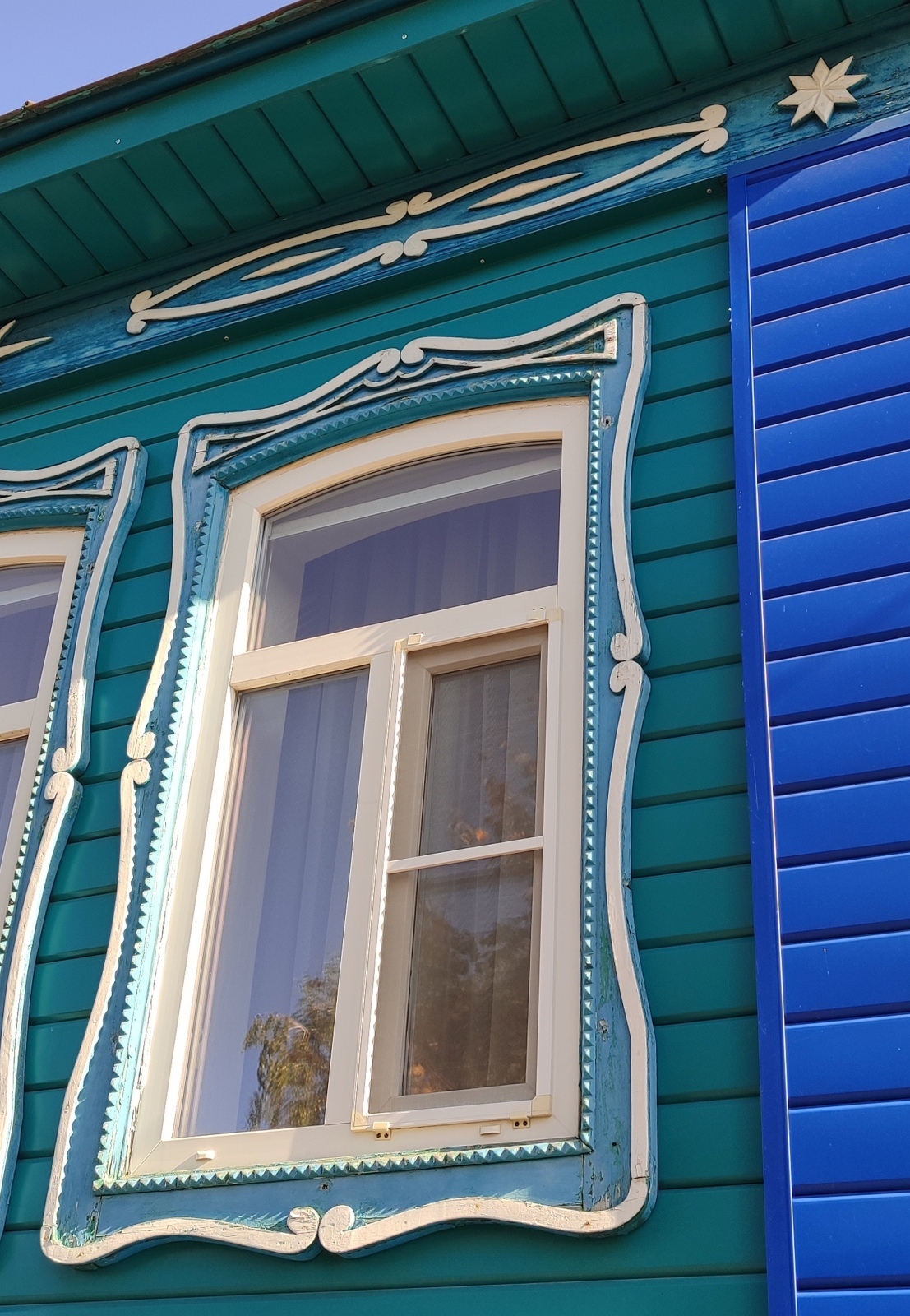 Старинные дома в русском городе Елец