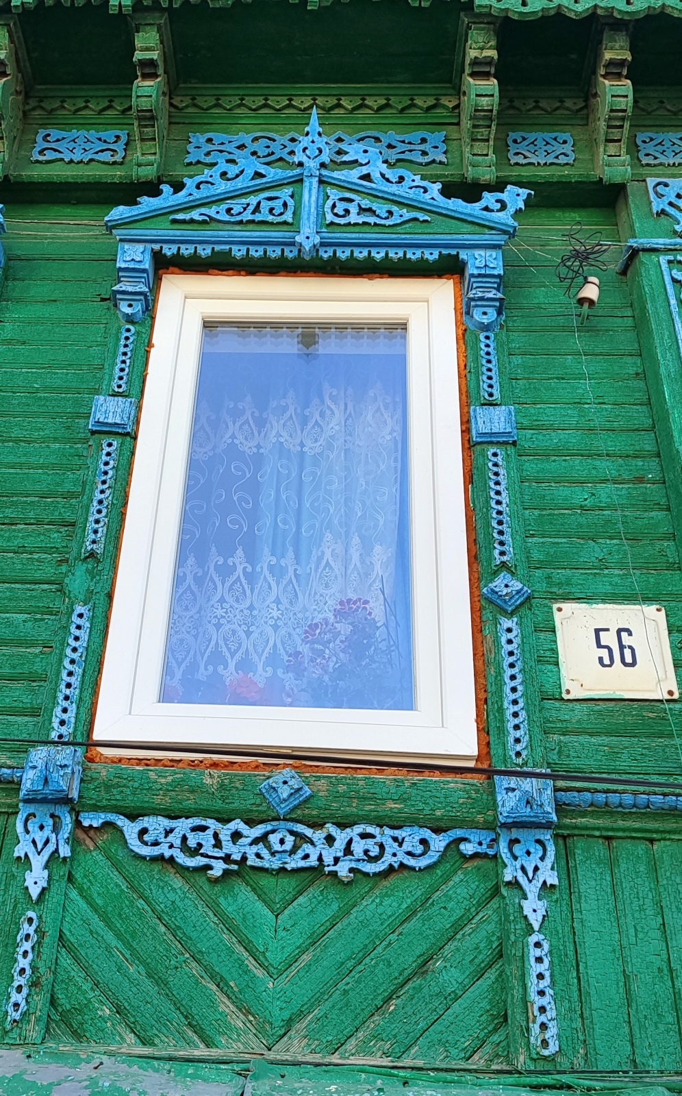 Старинные дома в русском городе Елец