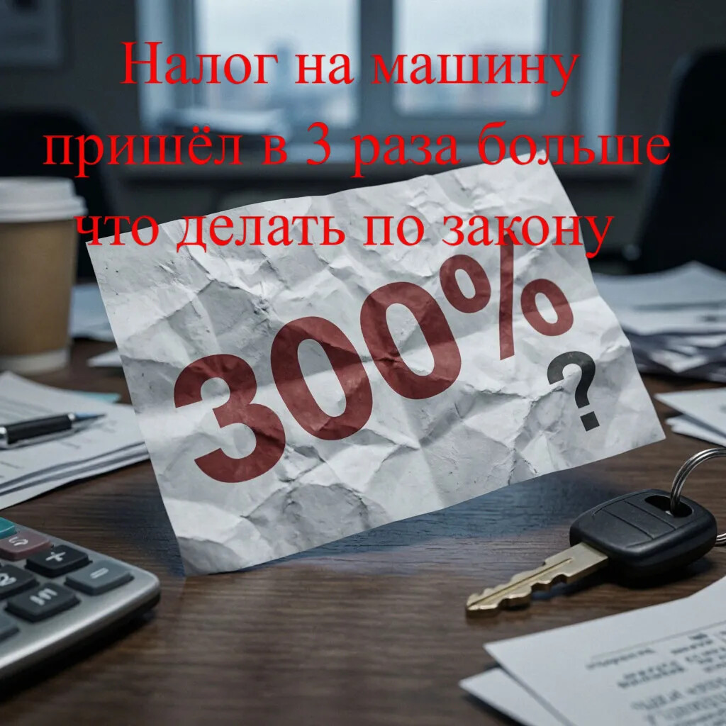 Налог на машину пришёл в 3 раза больше: как проверить и оспорить
